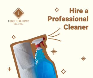 Discounted Professional Cleaners Facebook post