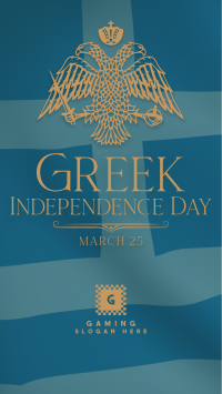 Traditional Greek Independence Day Instagram story Image Preview