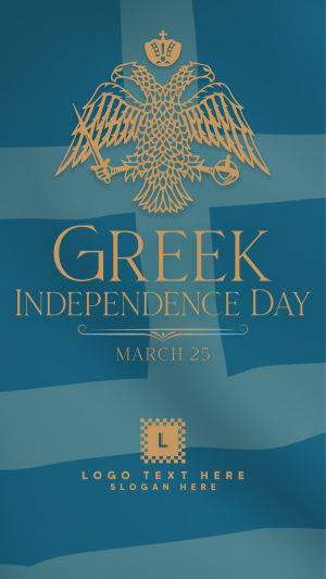 Traditional Greek Independence Day Instagram story Image Preview