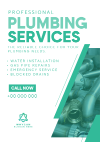 Expert Plumber Service Flyer Image Preview