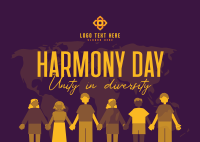 World Harmony Week Postcard Image Preview