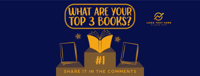 Your Top 3 Books Facebook cover Image Preview