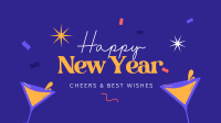 Cheers to the New Year Facebook Event Cover Preview