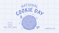Cute Cookie Day Facebook Event Cover Design