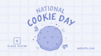 Cute Cookie Day Facebook event cover Image Preview