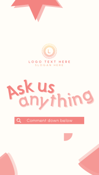 What Would You Like to Ask? Instagram story Image Preview