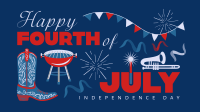 4th of July Illustration Animation Image Preview