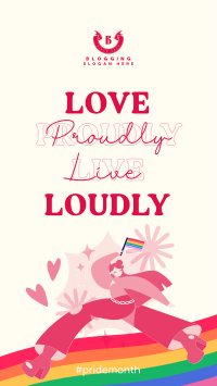Lively Pride Month Instagram Story Design