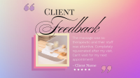 Spa Client Feedback Facebook event cover Image Preview