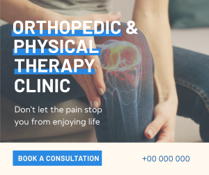 Orthopedic and Physical Therapy Clinic Facebook post Image Preview