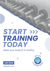 Gym Training Flyer Image Preview