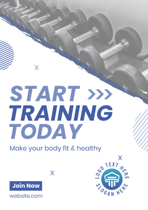 Gym Training Flyer Image Preview
