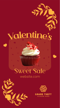 Valentines Cupcake Sale Facebook story Image Preview