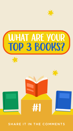 Your Top 3 Books Facebook story Image Preview