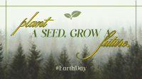 Earth Day Green Nature Facebook event cover Image Preview