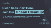 Ocean Day Clean Up Minimalist Animation Preview