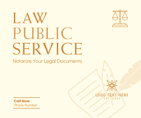 Firm Notary Service Facebook Post Design Image Preview