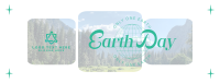 Earth Day Minimalist Facebook Cover Design