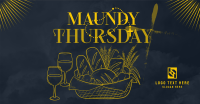 Maundy Thursday Supper Facebook Ad Design