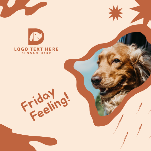 Doggo Friday Feeling  Instagram Post Design Image Preview
