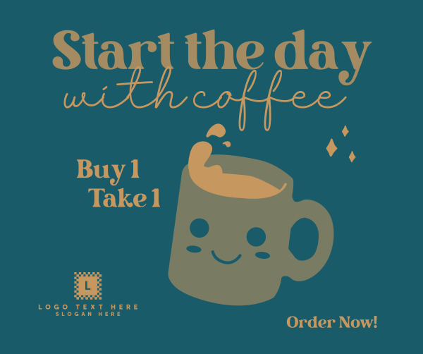Coffee Promo Facebook Post Design Image Preview