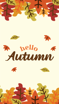 Hello Autumn Facebook story Image Preview