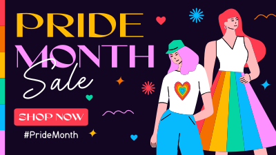 Pride Month Sale Facebook event cover Image Preview