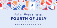 Fourth of July Party Twitter post Image Preview