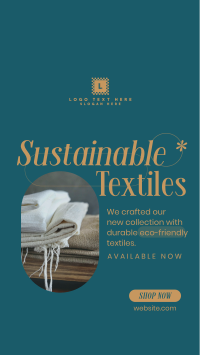 Sustainable Textiles Collection Instagram Reel Preview