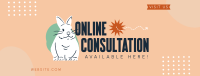 Online Consult for Pets Facebook Cover Design