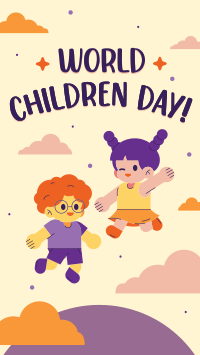 Children Day Cartoon TikTok Video Preview