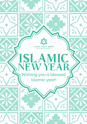Islamic New Year Wishes Flyer Image Preview