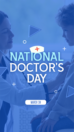 National Doctor's Day Instagram story Image Preview