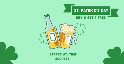 St. Patrick Pub Promo Facebook ad Image Preview