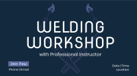 Welding Tools Workshop Facebook Event Cover Design
