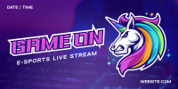 Unicorn Gaming Livestream Twitter Post Image Preview