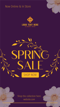 Aesthetic Spring Sale  Facebook story Image Preview