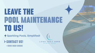 Pool Maintenance Service Facebook event cover Image Preview