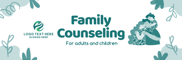 Quirky Family Counseling Service Twitter Header Design