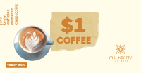 $1 Coffee Cup Facebook Ad Image Preview