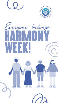 United Harmony Week YouTube Short Design
