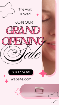 Grand Opening Sale Facebook Story Design