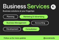 Professional Modern Business Pinterest Cover Preview
