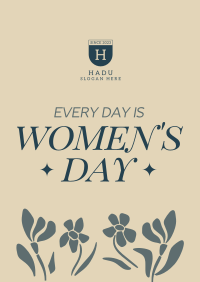 Women's Day Everyday Poster Design