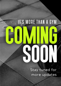 Stay Tuned Fitness Gym Teaser Poster Image Preview