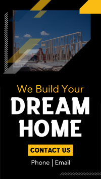 Building Construction Services Facebook Story Design