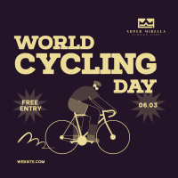 World Bicycle Day Instagram Post Design