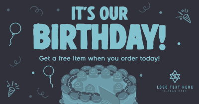 It's Our Birthday Facebook ad Image Preview