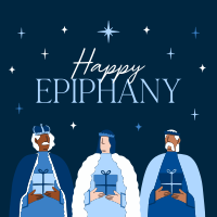 Happy Epiphany Day Instagram Post Design