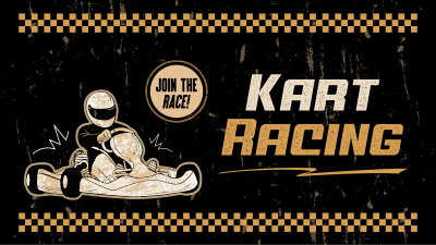 Retro Racing Facebook event cover Image Preview